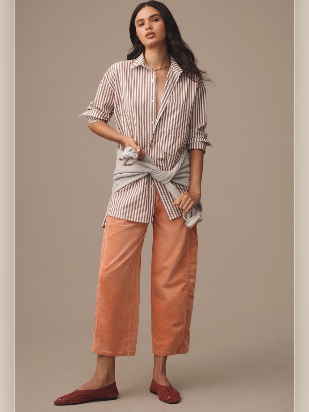 Anthropologie The Kenna Mid rise Barrel Jeans by Pilcro: Corduroy Edition